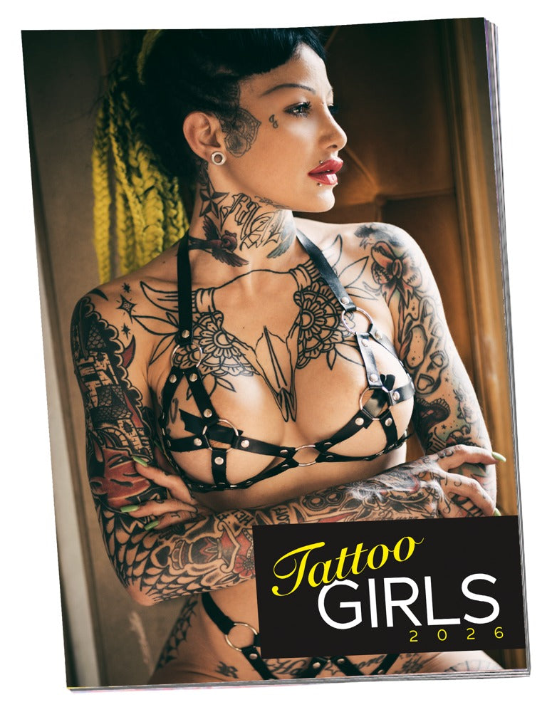 Calendario PIN-UP Tattoo-Girls 2026 - Pack x10 (297x420mm)