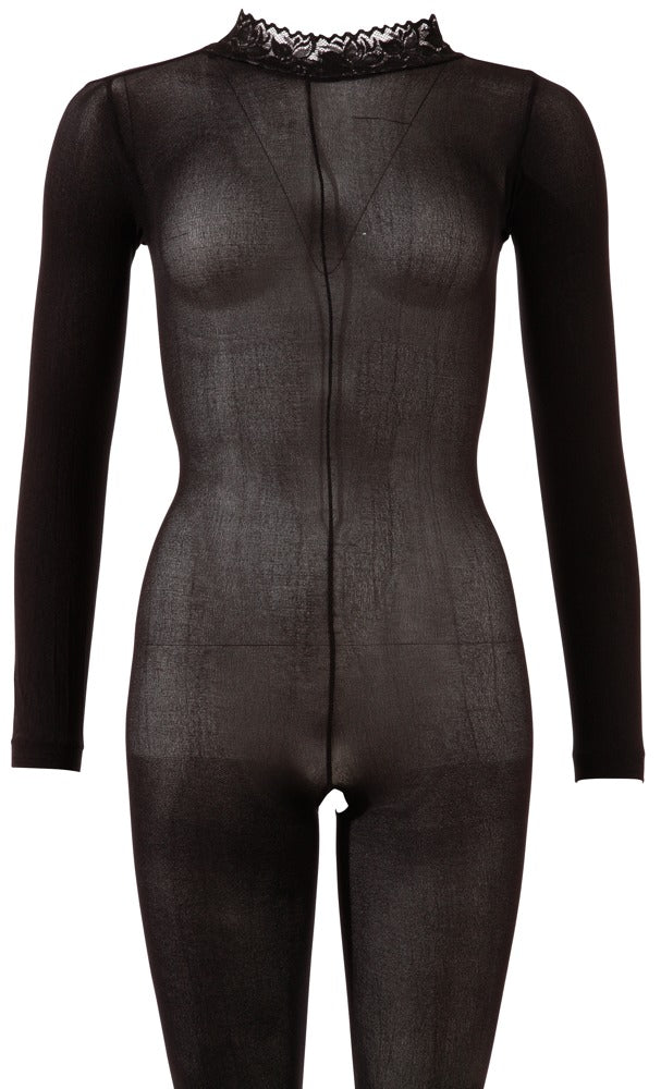 Catsuit No:Xqse con Cuello de Encaje - Talla S/M