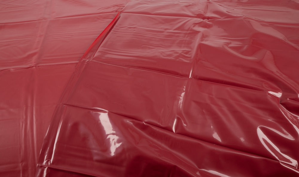 Sábana Vinilo Rojo Bordeaux 200x230 cm - Fetish Collection