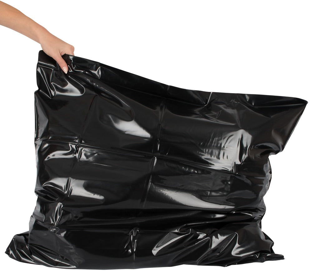 Funda de Almohada Vinilo Negro 80x80 cm - Fetish Collection