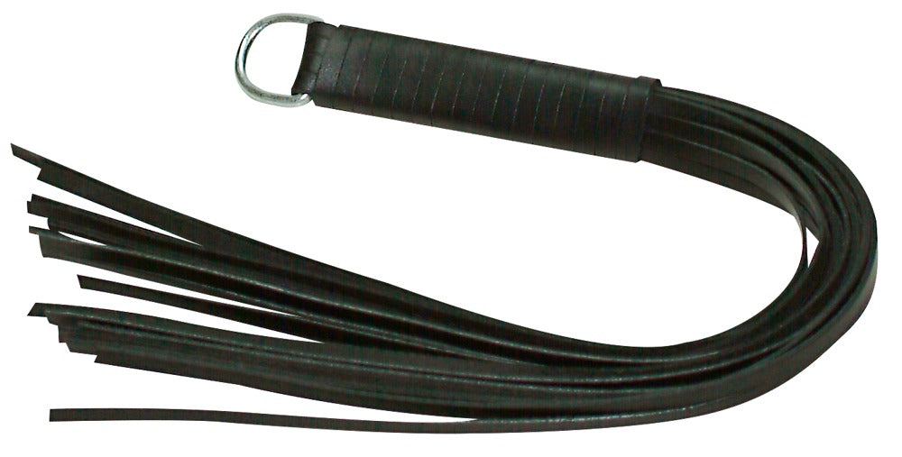 Fusta de Cuero Zado 45cm - Látigo BDSM con Correas Suaves