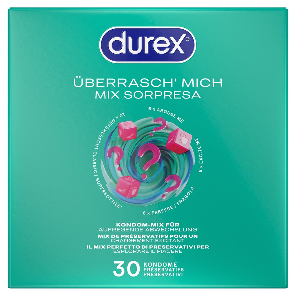 Durex Überrasch' Mich Pack Sorpresa x30 Preservativos Variados
