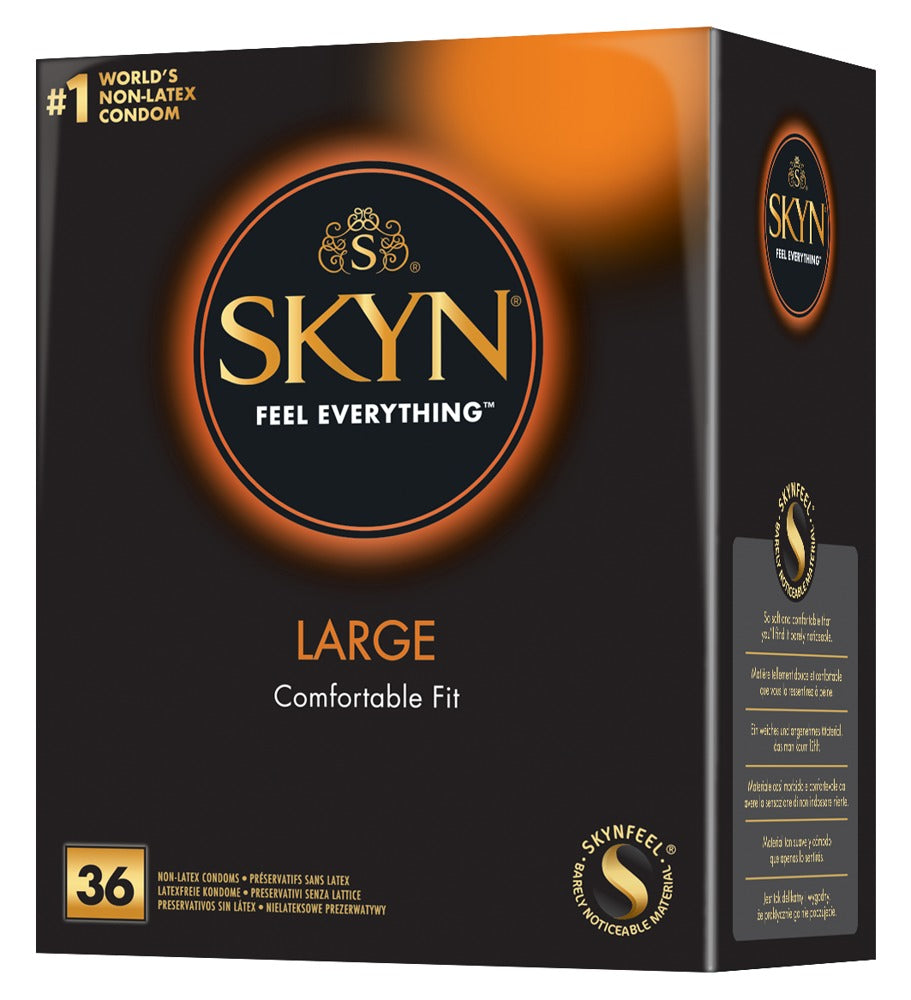 Preservativos SKYN Large 36 unidades - Sin látex, extra grandes
