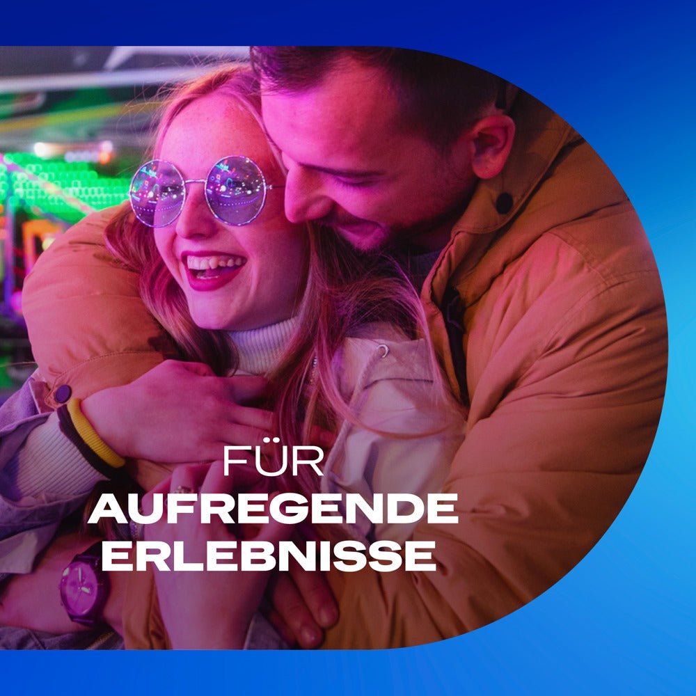 Durex Pleasure Me x40 - Preservativos de Látex con Protuberancias y Estrías