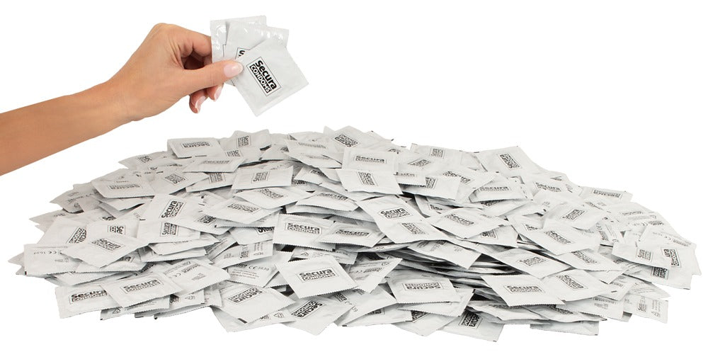 Secura Original 1000 Preservativos Transparentes - Bolsa Económica