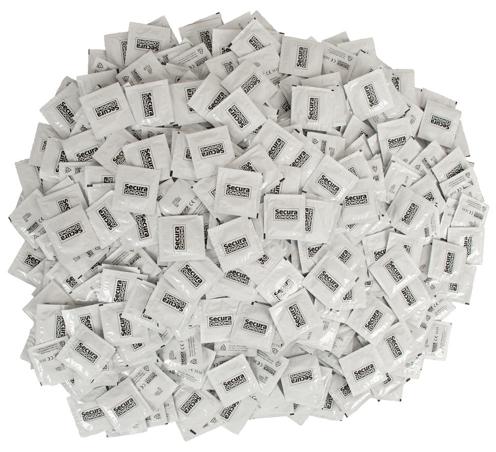 Secura Original 1000 Preservativos Transparentes - Bolsa Económica
