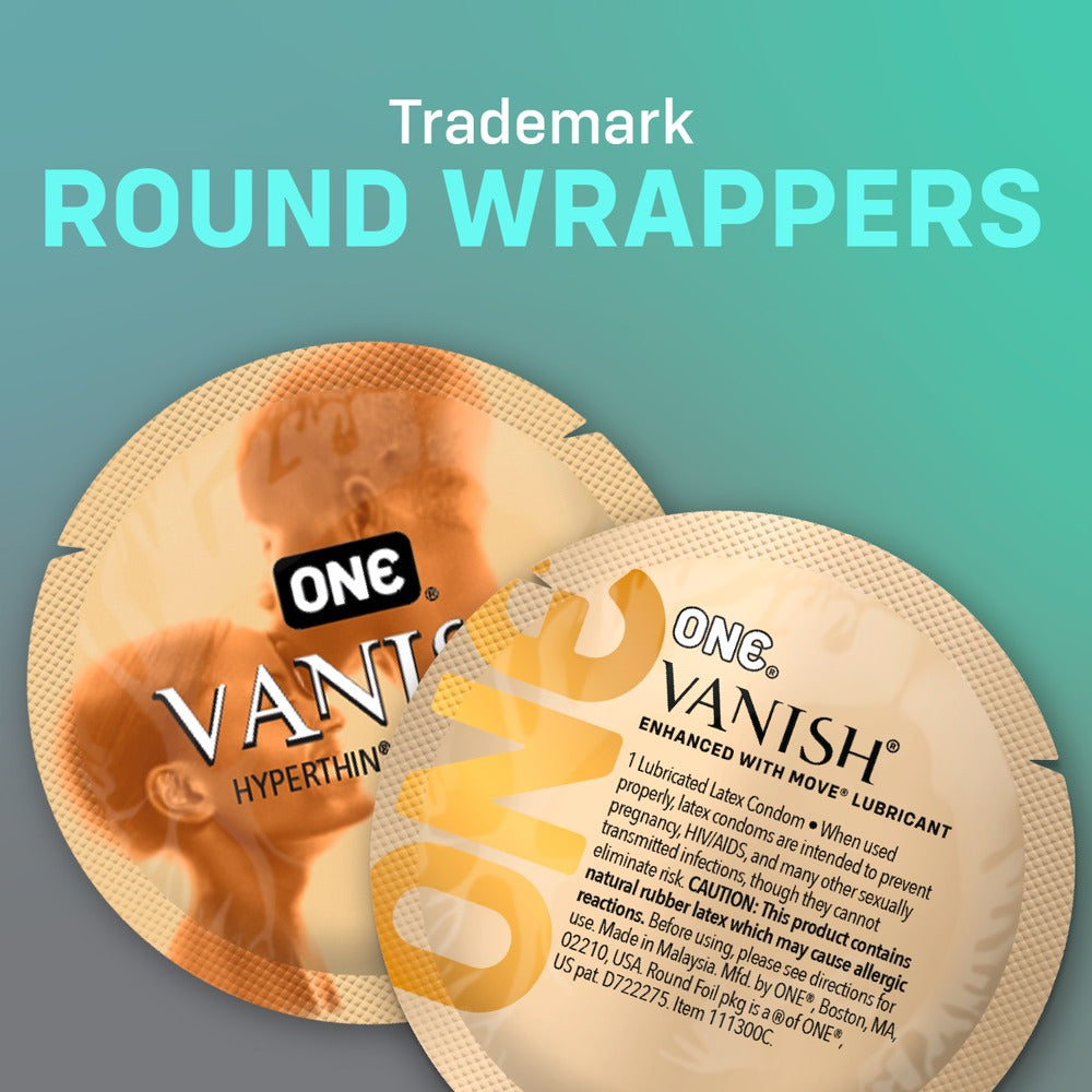 ONE Vanish Hyperthin x12 - Preservativos Ultrafinos con Lubricante Move