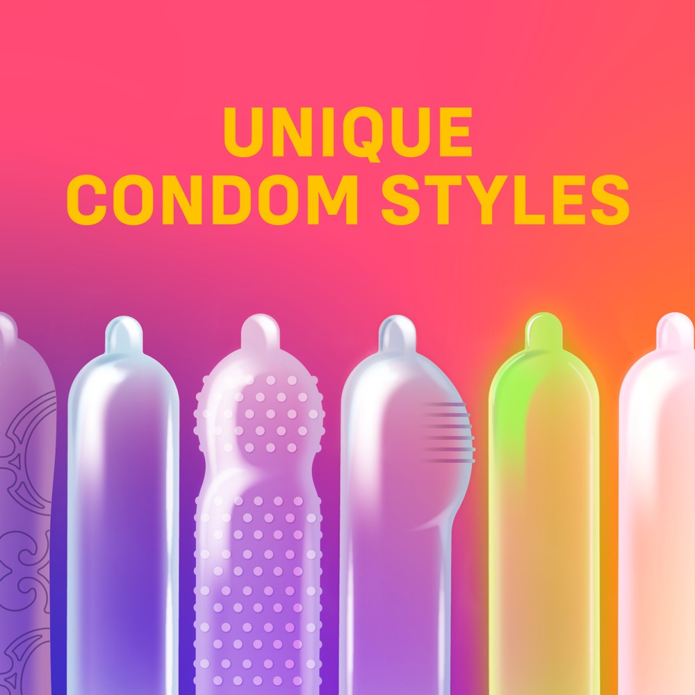 ONE Mixed Pleasures Pack x12 - 6 Variedades de Preservativos