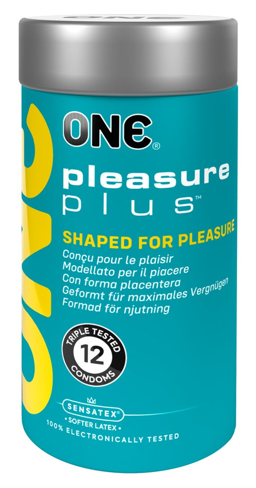 ONE Pleasure Plus x12 - Preservativos con Pleasure Pocket Texturizado