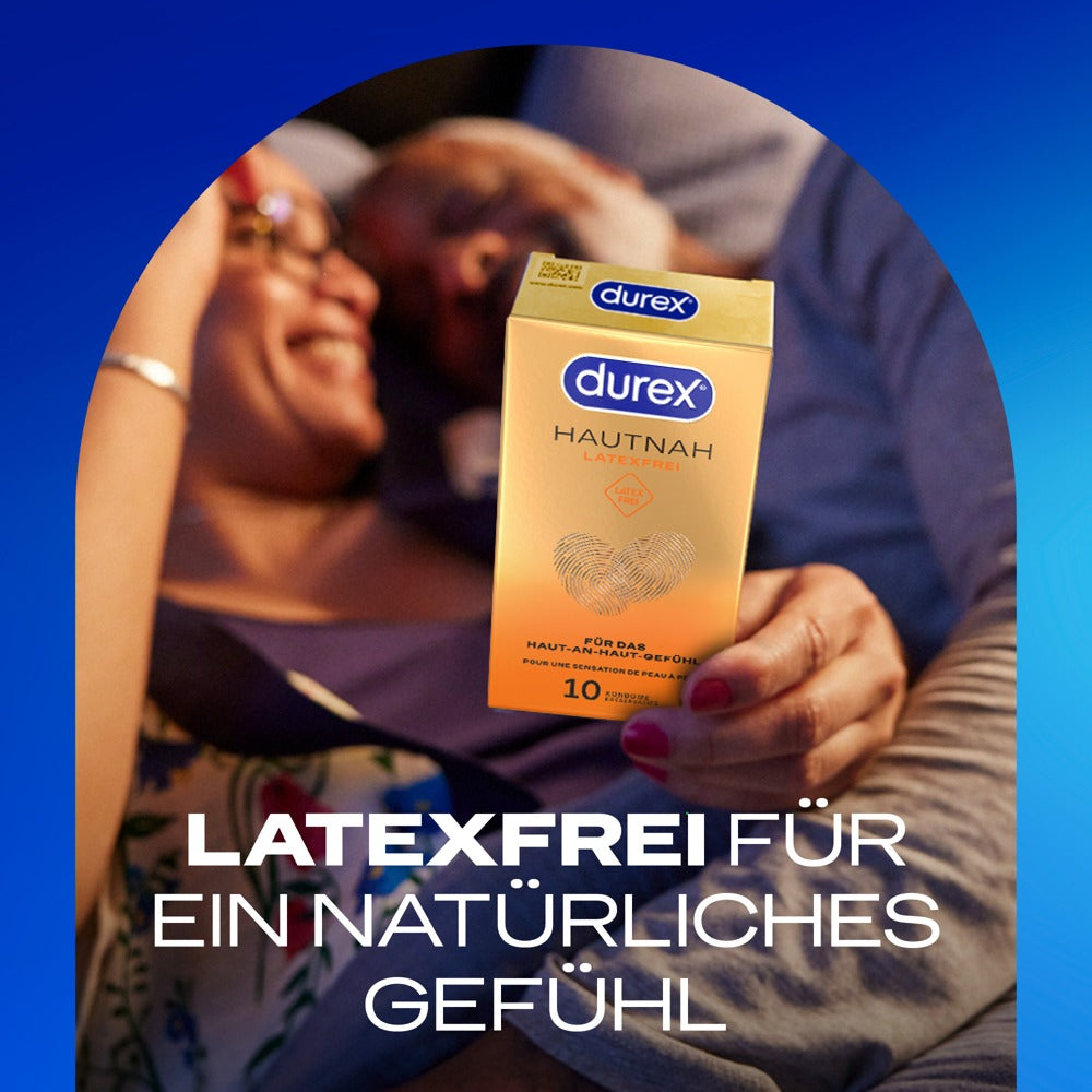 Durex Hautnah Latex-free x16 - Preservativos de Poliisopreno sin Látex