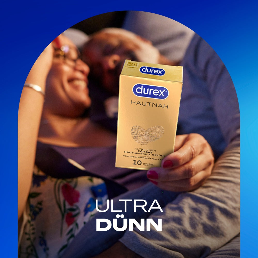 Durex Hautnah x10 - Preservativos Ultrafinos Anatómicos
