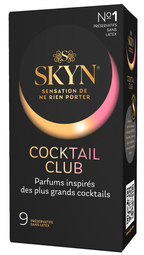 Skyn Cocktail Club x9 - Preservativos sin Látex con Sabor