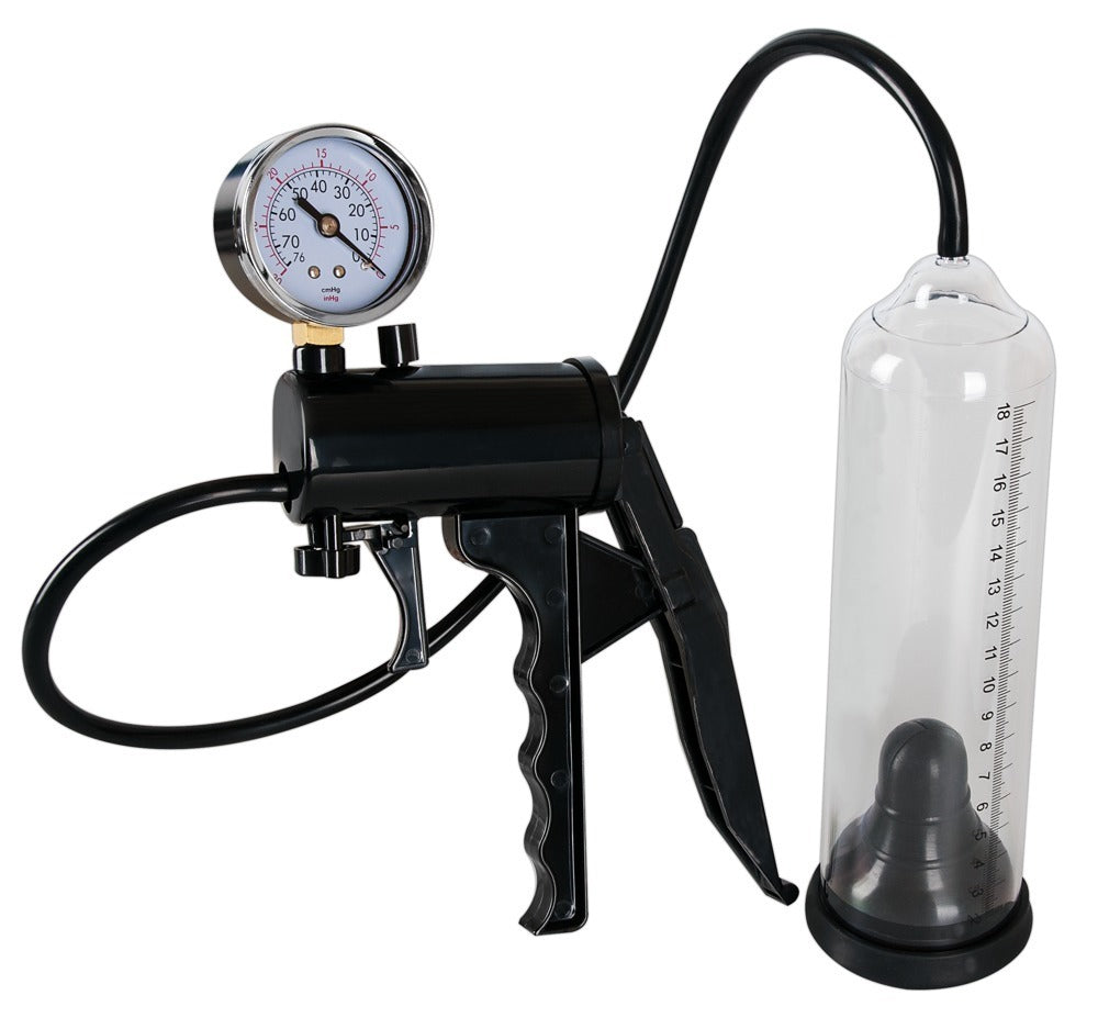 Stiff & Strong Pump - Bomba de Vacío para Pene con Manómetro