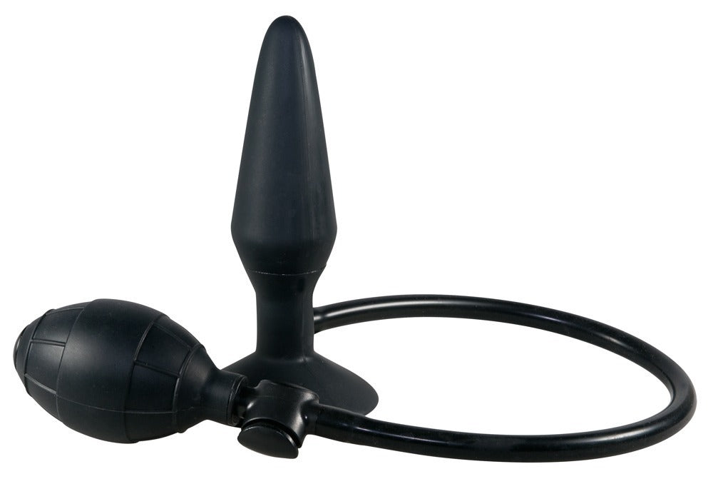 True Black Inflatable Plug - Tapon Anal Hinchable con Ventosa You2Toys