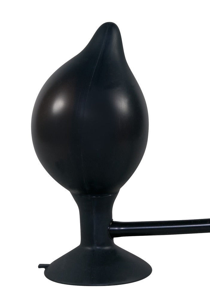 True Black Inflatable Plug - Tapon Anal Hinchable con Ventosa You2Toys