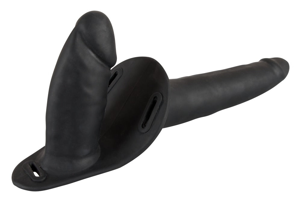 Double Strap On Black Silicone You2Toys - Arnés Doble Penetración