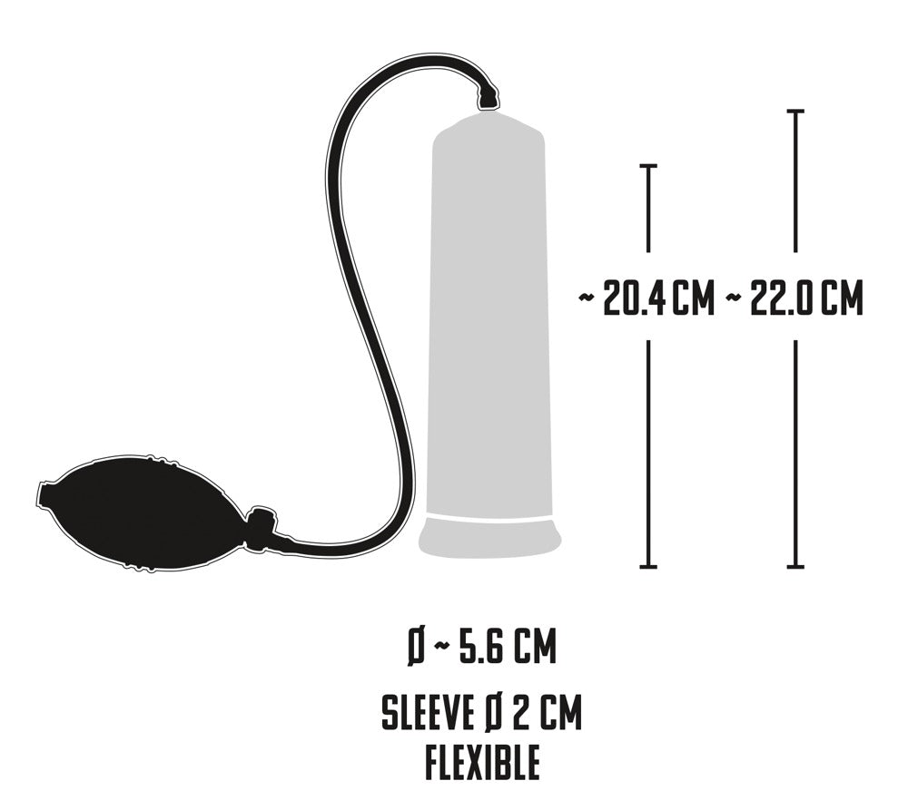 Starters Power Pump - Bomba de Vacío para Pene con Escala de Medición