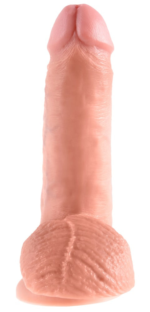 King Cock with Balls 7 inch - Dildo Realista con Ventosa