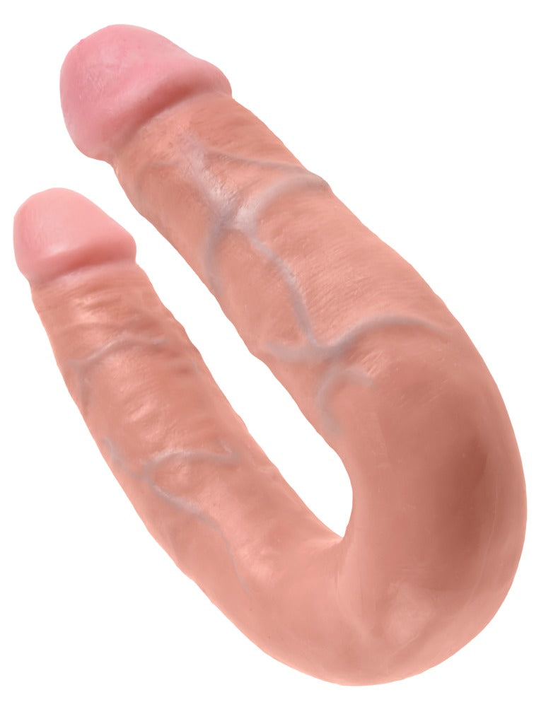 King Cock Double Trouble M - Dildo Doble Realista con Ventosa