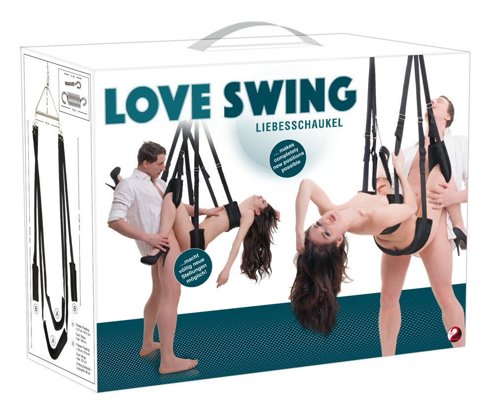 Love Swing You2Toys - Columpio Negro Ajustable hasta 180 kg