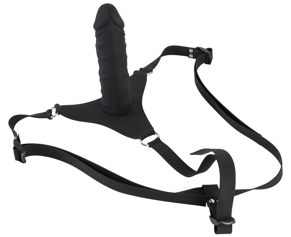 Strap-On de Silicona You2Toys - Arnés Regulable con Dildo de 17 cm