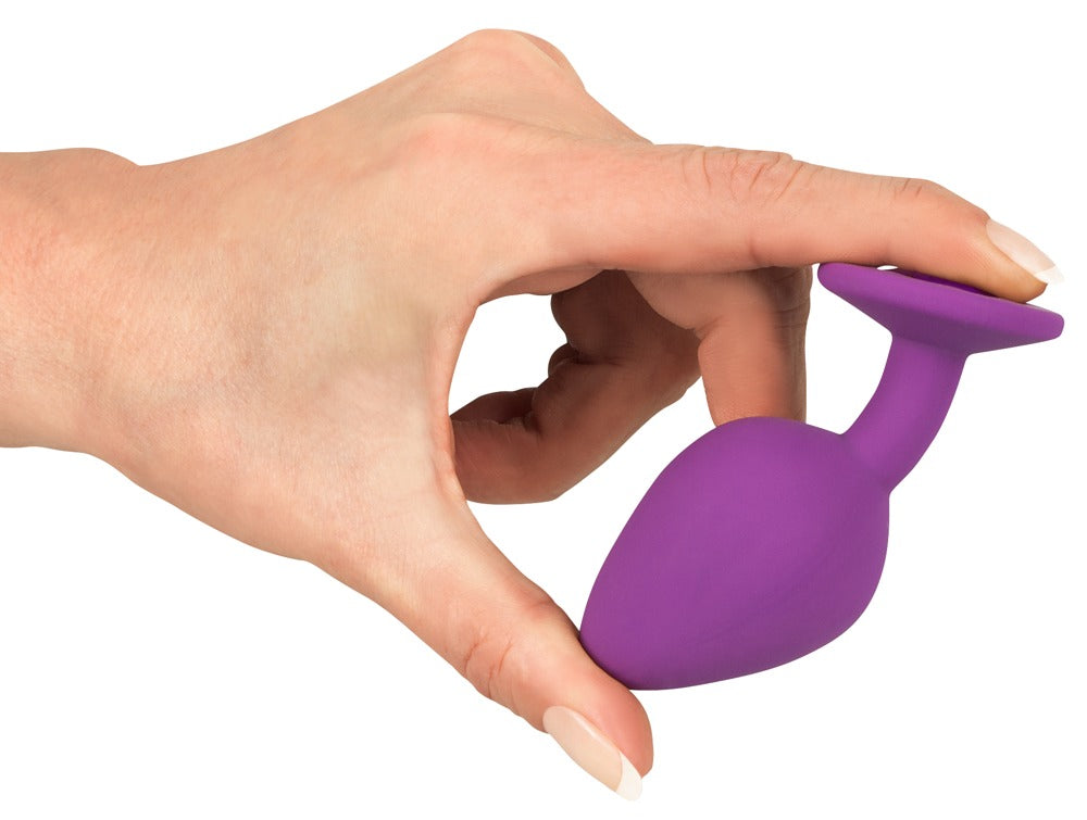 Colorful Joy Jewel Purple Plug - Plug Anal Morado con Cristal