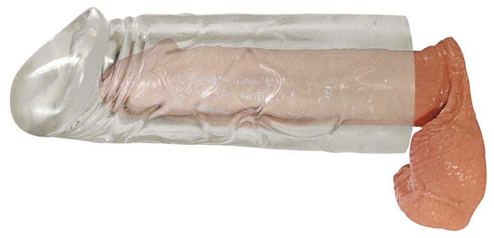 Mega Dick Sleeve Transparent - Funda Extensora de TPE