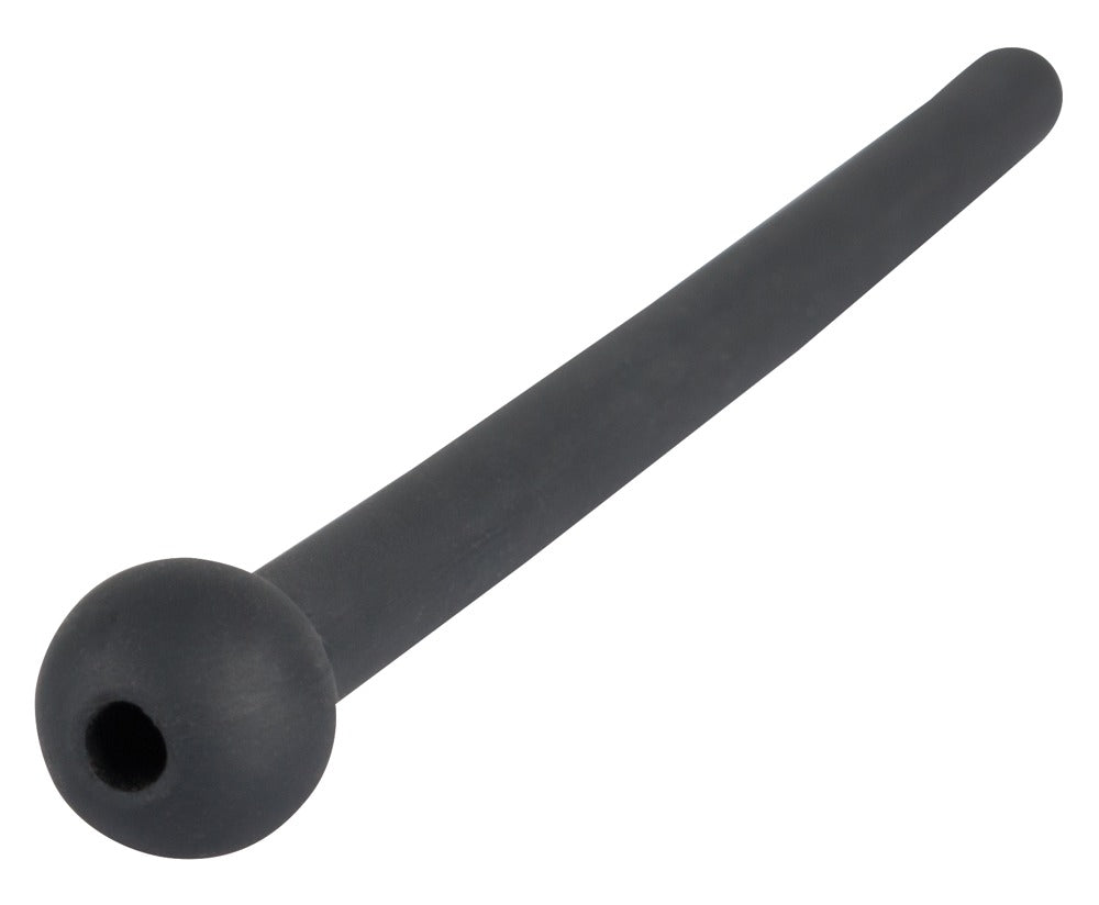 Penis Plug Piss Play Black - Estimulador Uretral de Silicona
