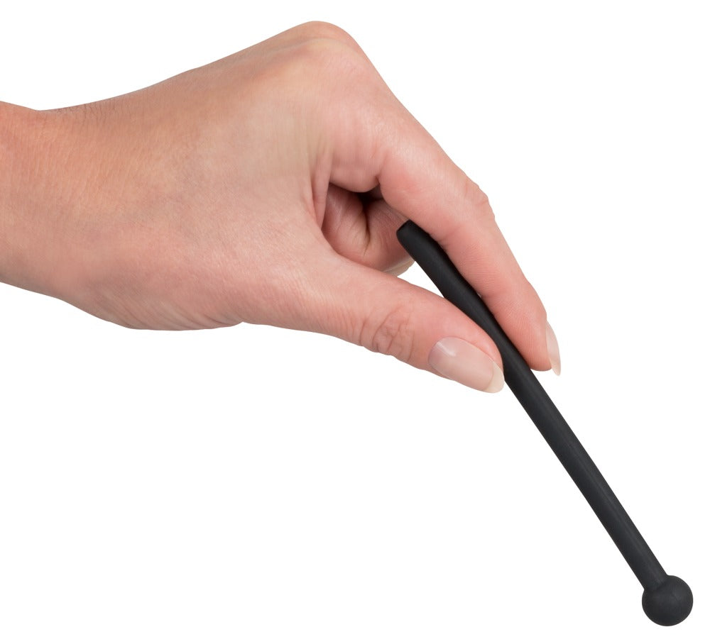 Penis Plug Piss Play Black - Estimulador Uretral de Silicona