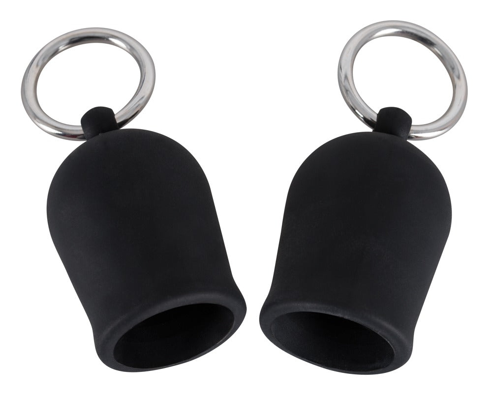 Nipple Suckers Black Velvets - Succionadores de Pezones con Anillo Metálico