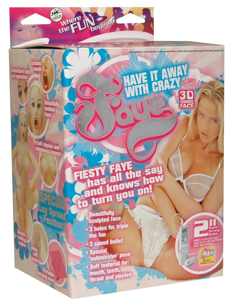 Faye Sex Doll - Muñeca Inflable Realista con Vibradores