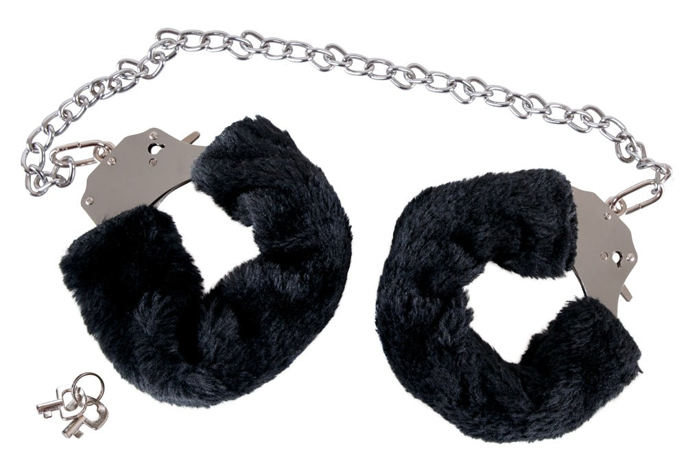 Esposas Furry Bigger You2Toys - Cadena Larga 44cm con Fundas de Felpa
