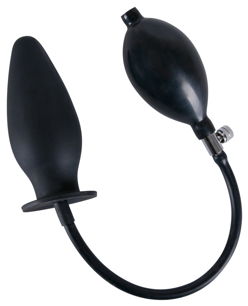 Plug Anal Hinchable You2Toys True Black Silicona - 9 cm