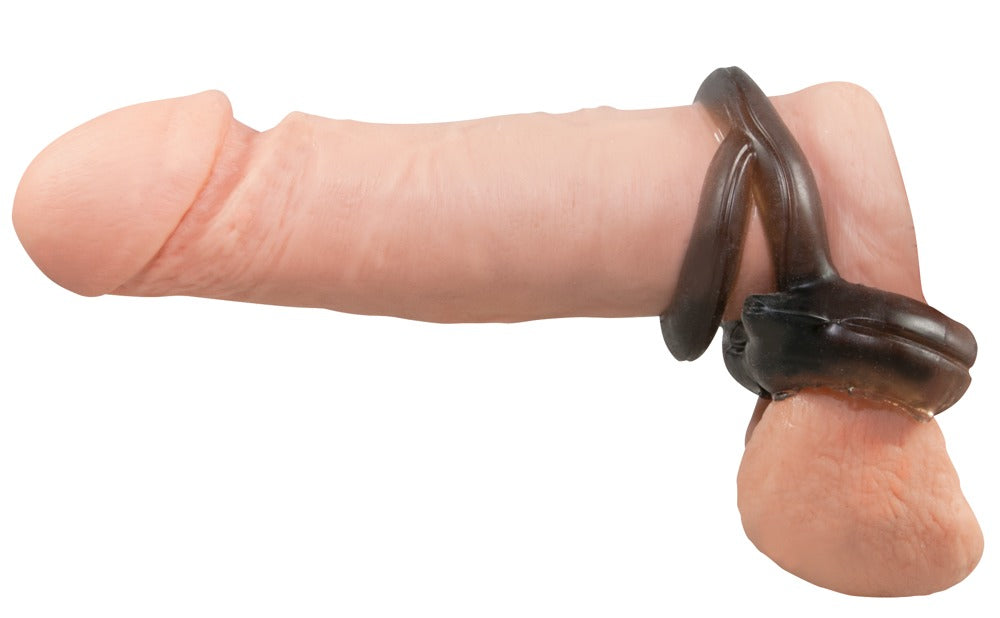 Bad Kitty Cock Ring - Trío de Anillos Pene/Testículos TPE