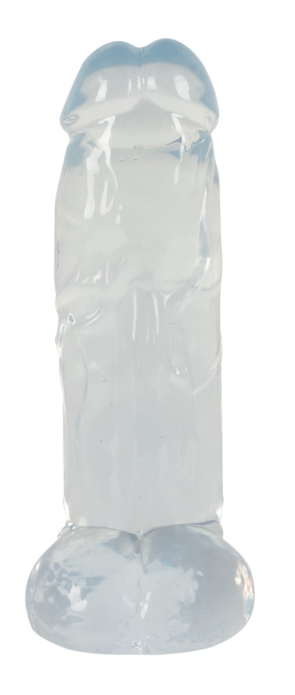Crystal Clear Big Dong - Dildo Realista de 22 cm