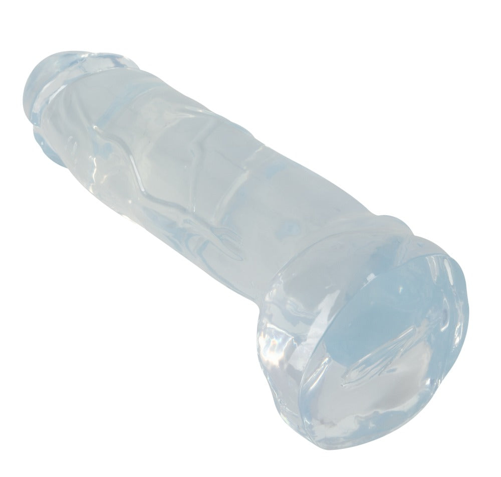 Crystal Clear Big Dong - Dildo Realista de 22 cm