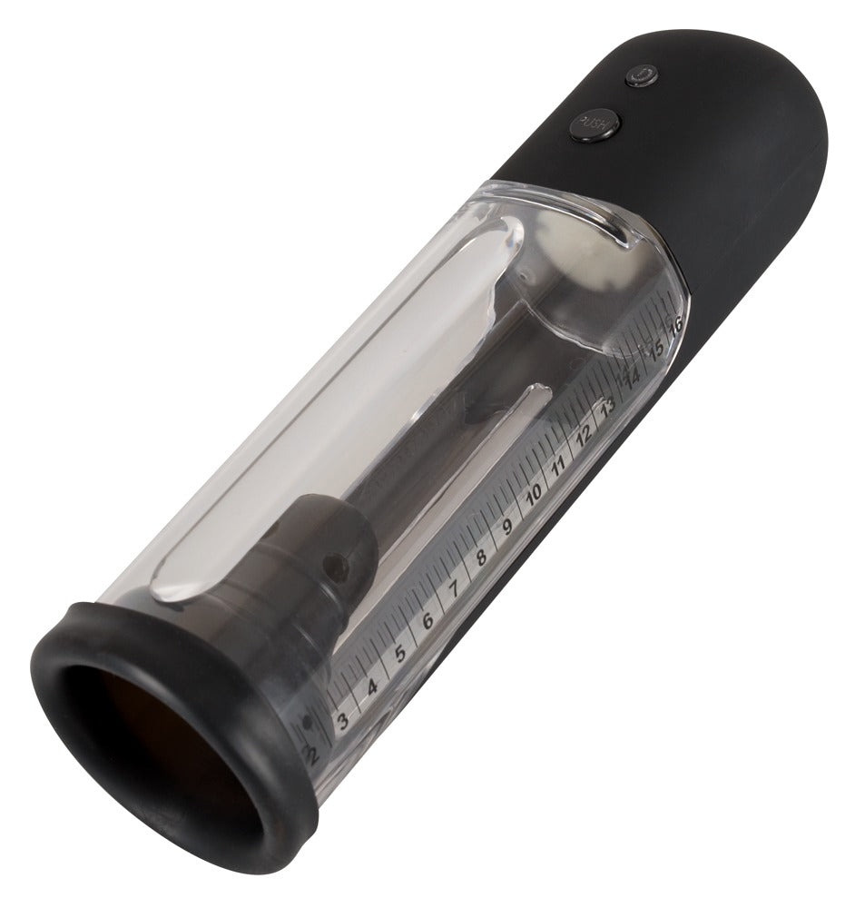 Bomba de Pene Automática Rebel - Cilindro Transparente con Control