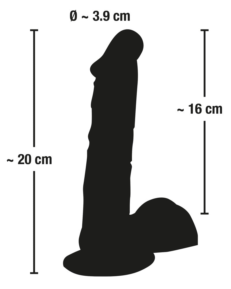 European Lover Medium - Dildo Realista Flexible con Ventosa
