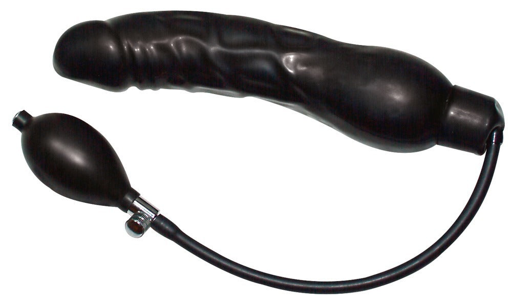 Dildo Inflable Negro Látex You2Toys - Dilatación Progresiva hasta 10 cm