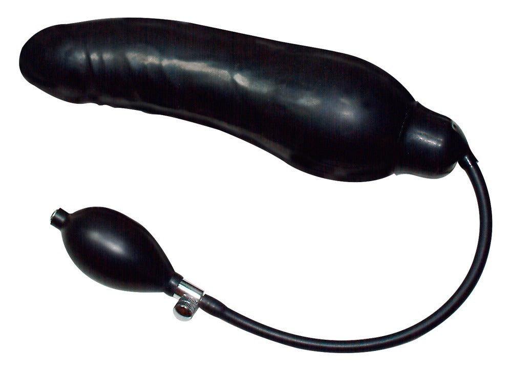 Dildo Inflable Negro Látex You2Toys - Dilatación Progresiva hasta 10 cm