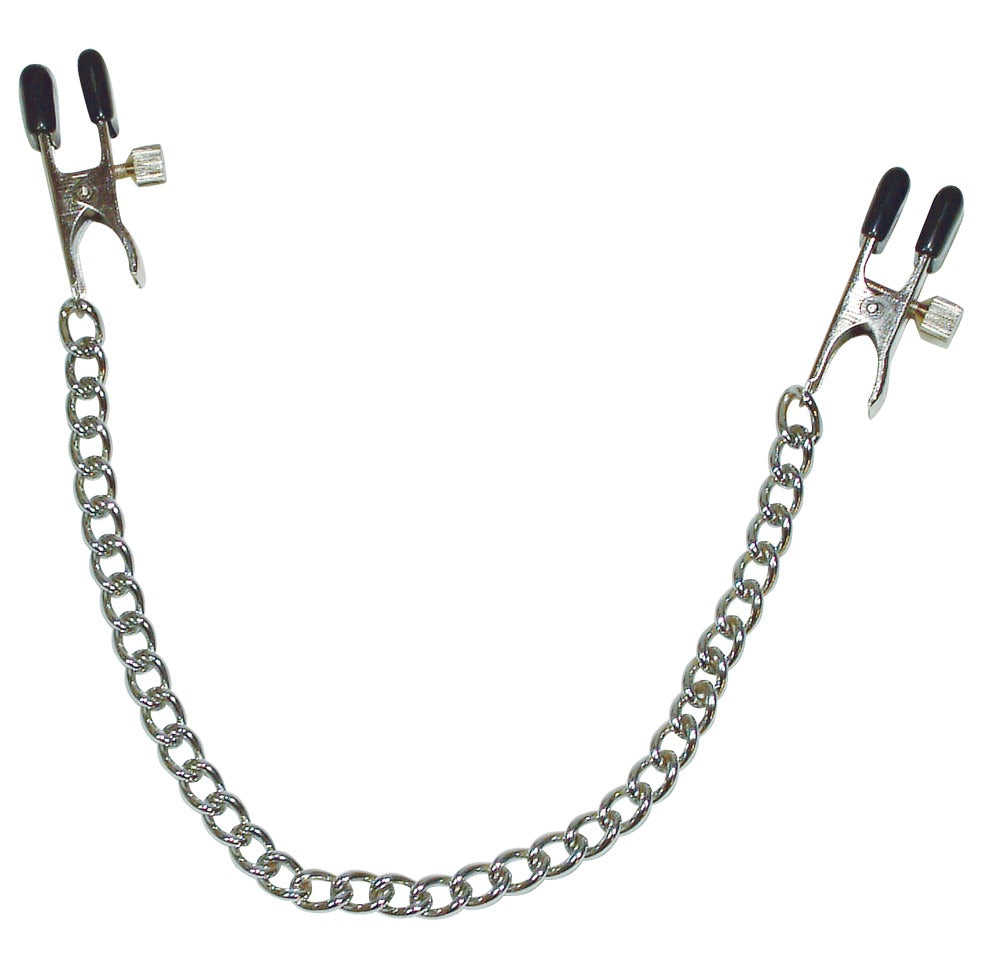 Boob Chain + Nipple Clamps SX - Cadena y Pinzas Ajustables