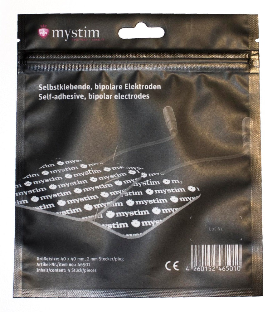 Electrodos Autoadhesivos Mystim 40x40 mm - Compatibles con Estimuladores