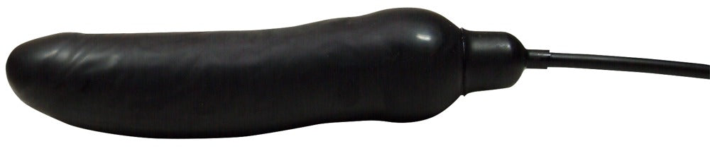 Blow Me Up Latex Dildo Black - Consolador Inflable de Látex Natural