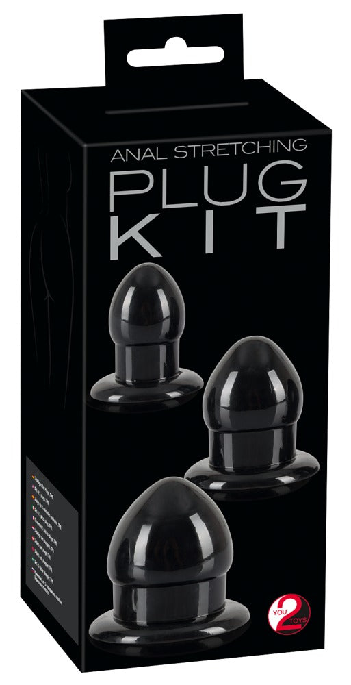 Kit de Plugs Anales You2Toys - Entrenamiento Progresivo 3 Piezas