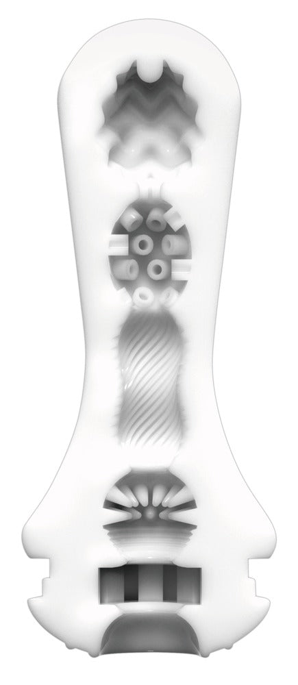 Tenga Flex Silky White - Masturbador Reutilizable con Vacío