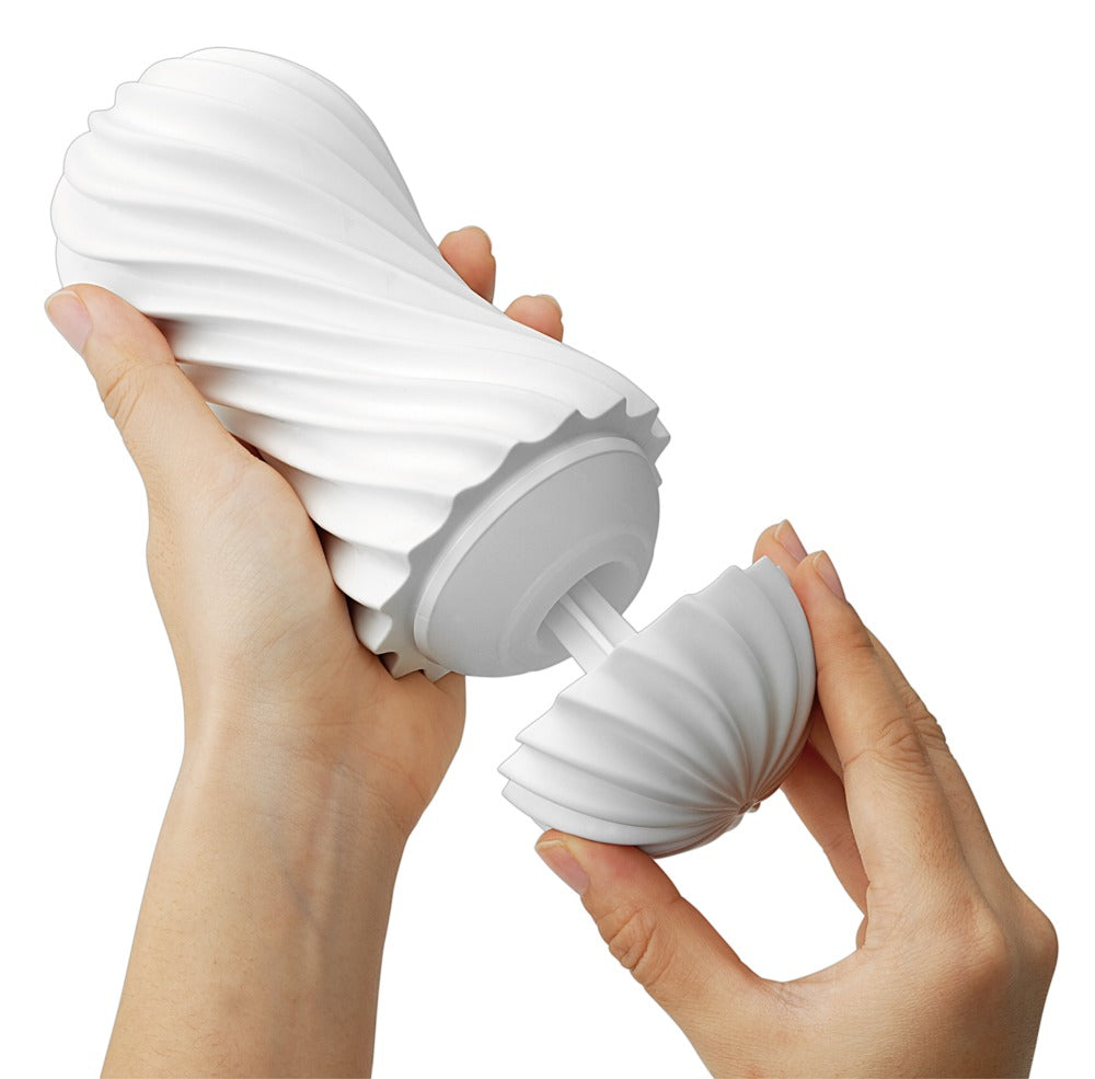Tenga Flex Silky White - Masturbador Reutilizable con Vacío