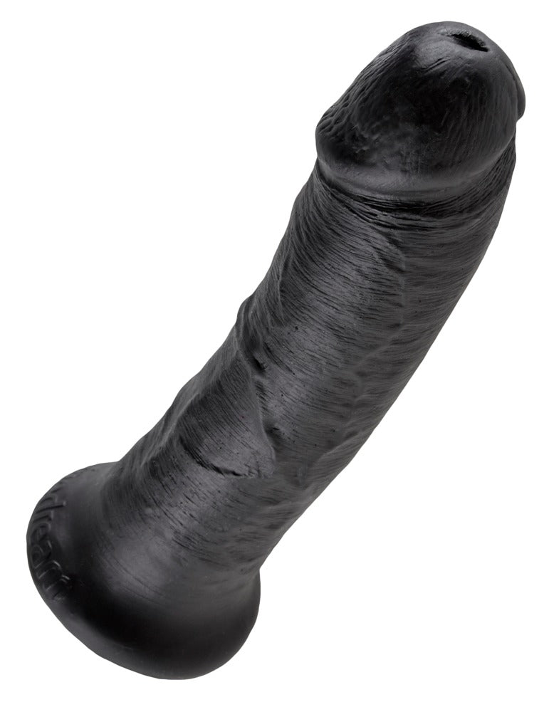 King Cock 8 inch Black - Dildo Realista con Ventosa