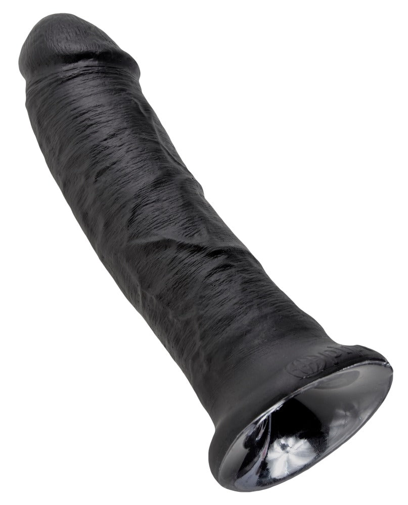 King Cock 8 inch Black - Dildo Realista con Ventosa