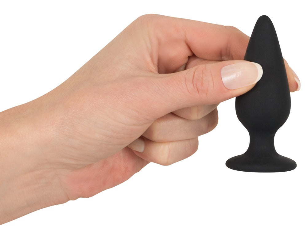 Black Velvets Heavy Plug S 40g - Plug Anal Flexible con Base