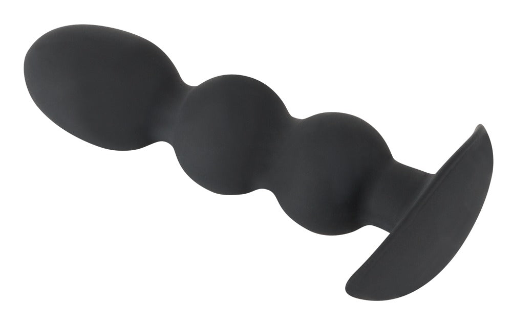 Black Velvets Heavy Beads 145g - Plug Anal Esférico con Base Ancha